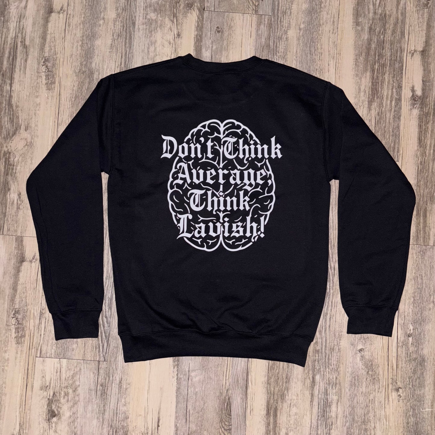 Gothic Letters LM w/brain Sweatshirt“Black”