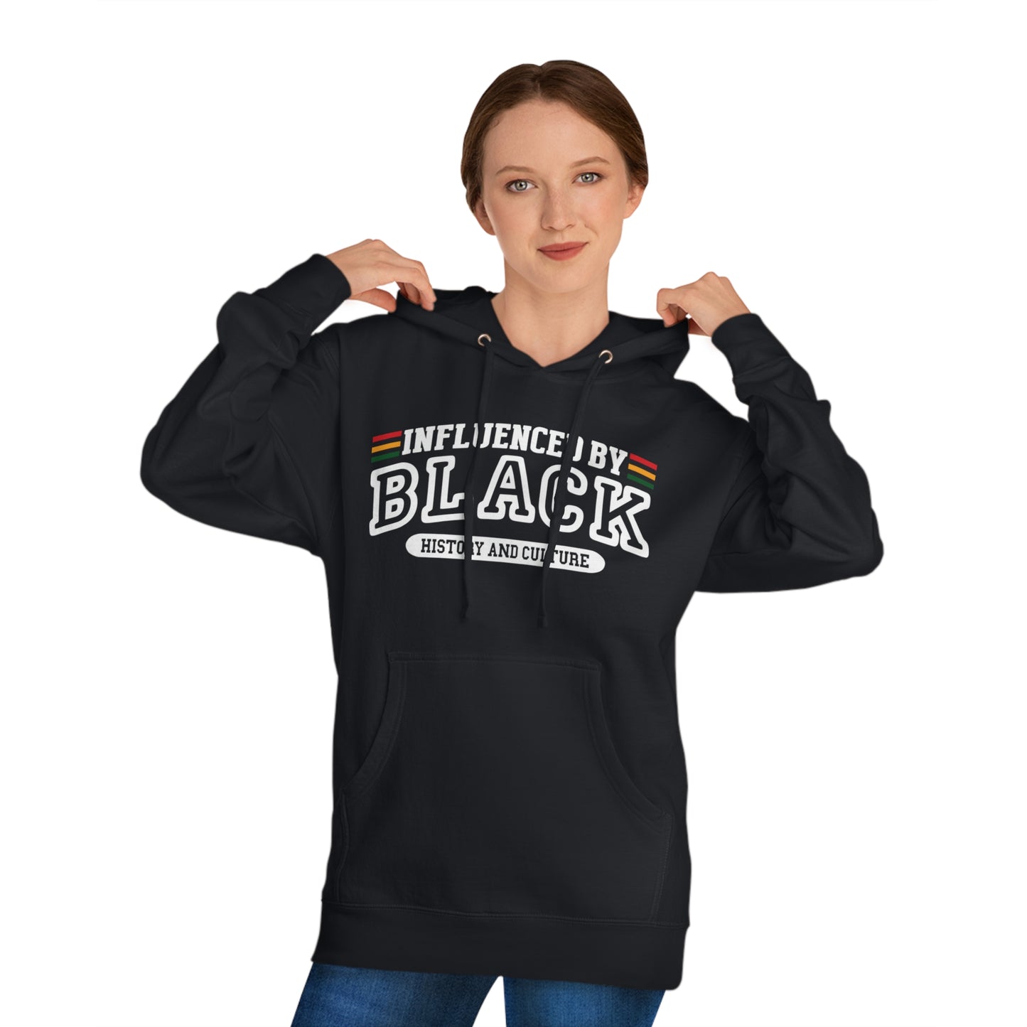 Influenced by Black History and Culture Hoodie "White"