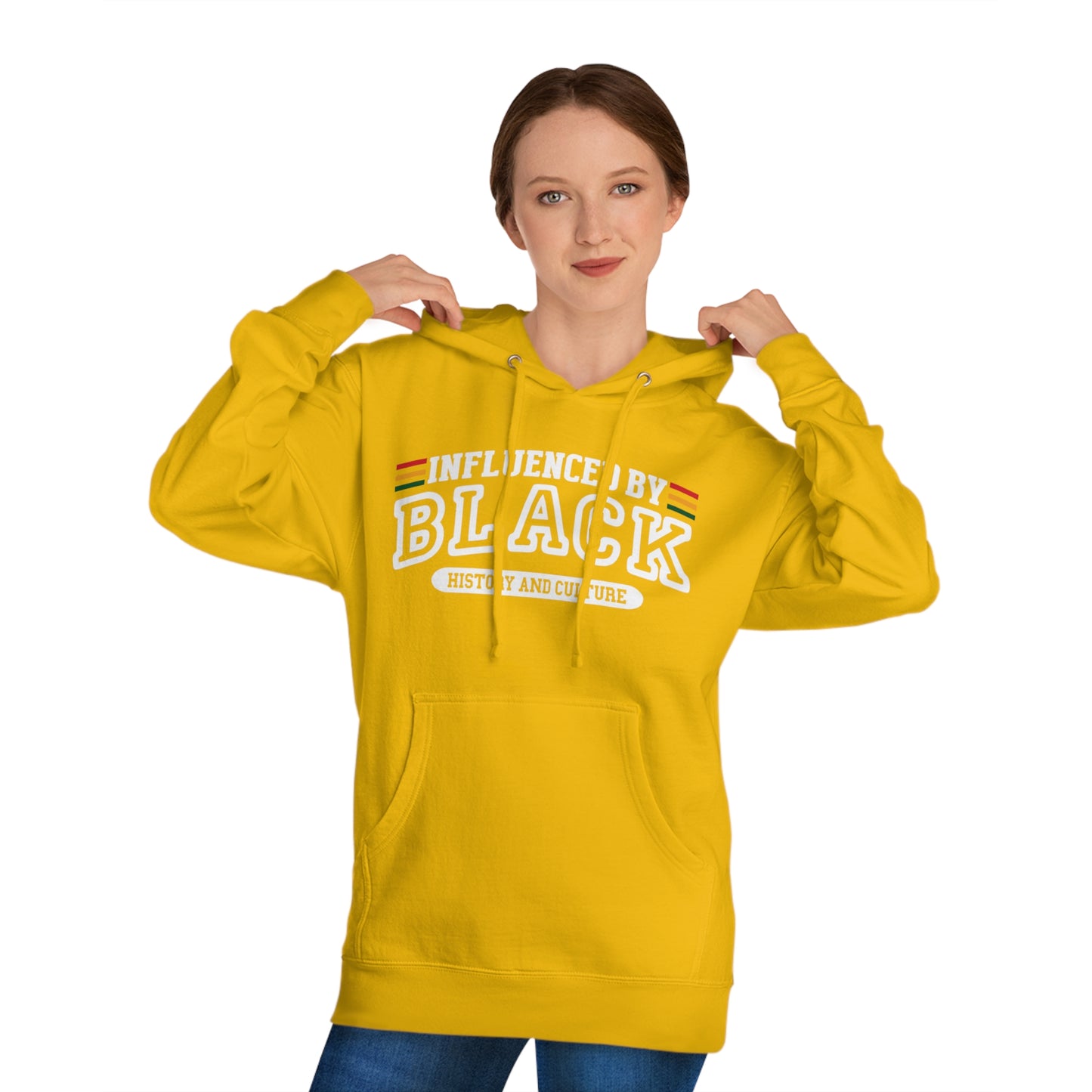 Influenced by Black History and Culture Hoodie "White"