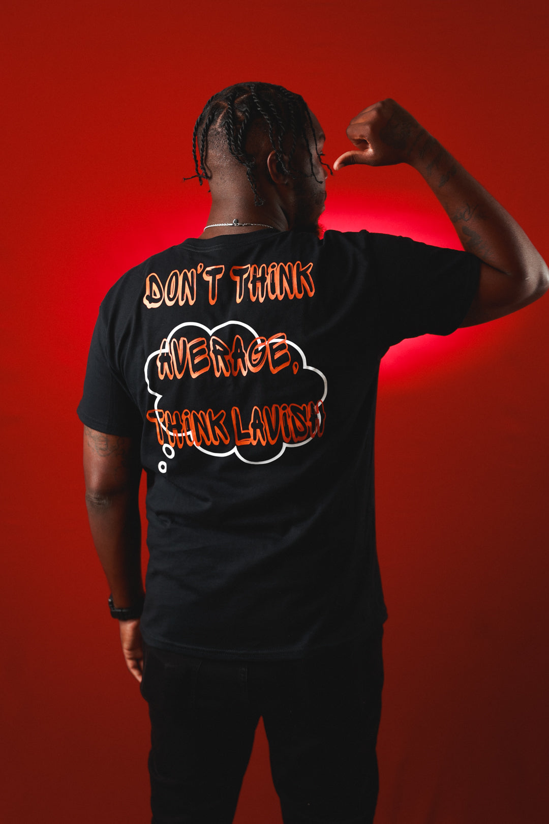 Think Bubble Black w/Orange