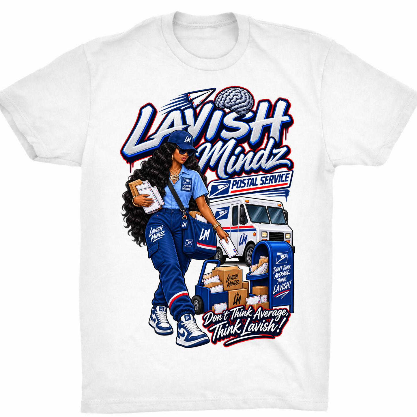 Lavish Mindz Postal Service Lady “White”