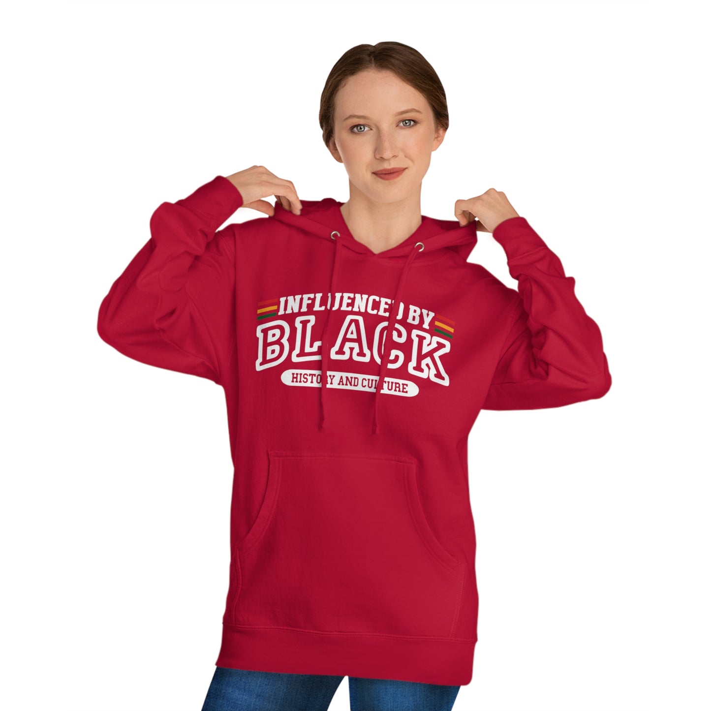 Influenced by Black History and Culture Hoodie "White"