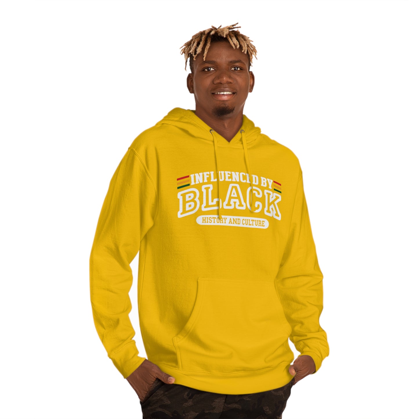Influenced by Black History and Culture Hoodie "White"
