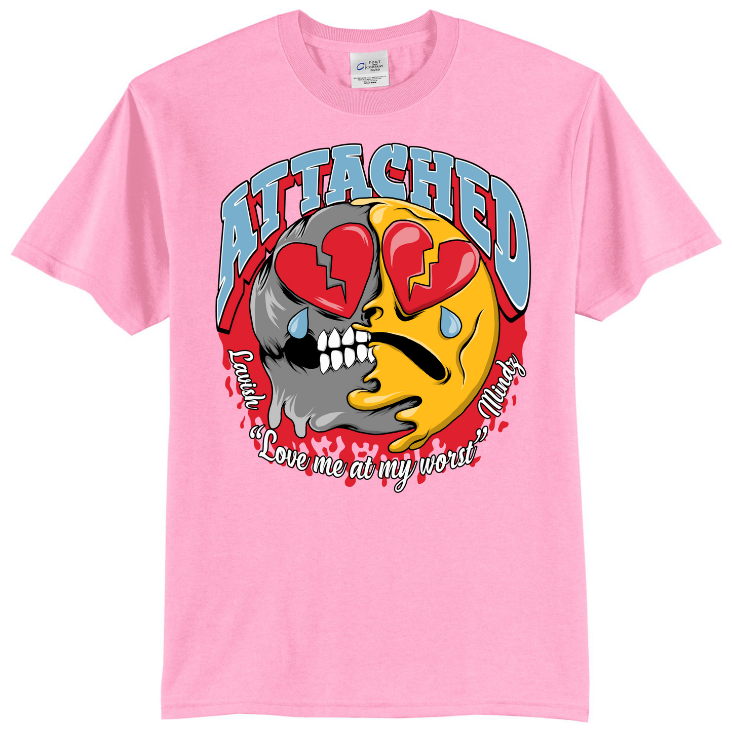 Attached Emoji Pink Tee
