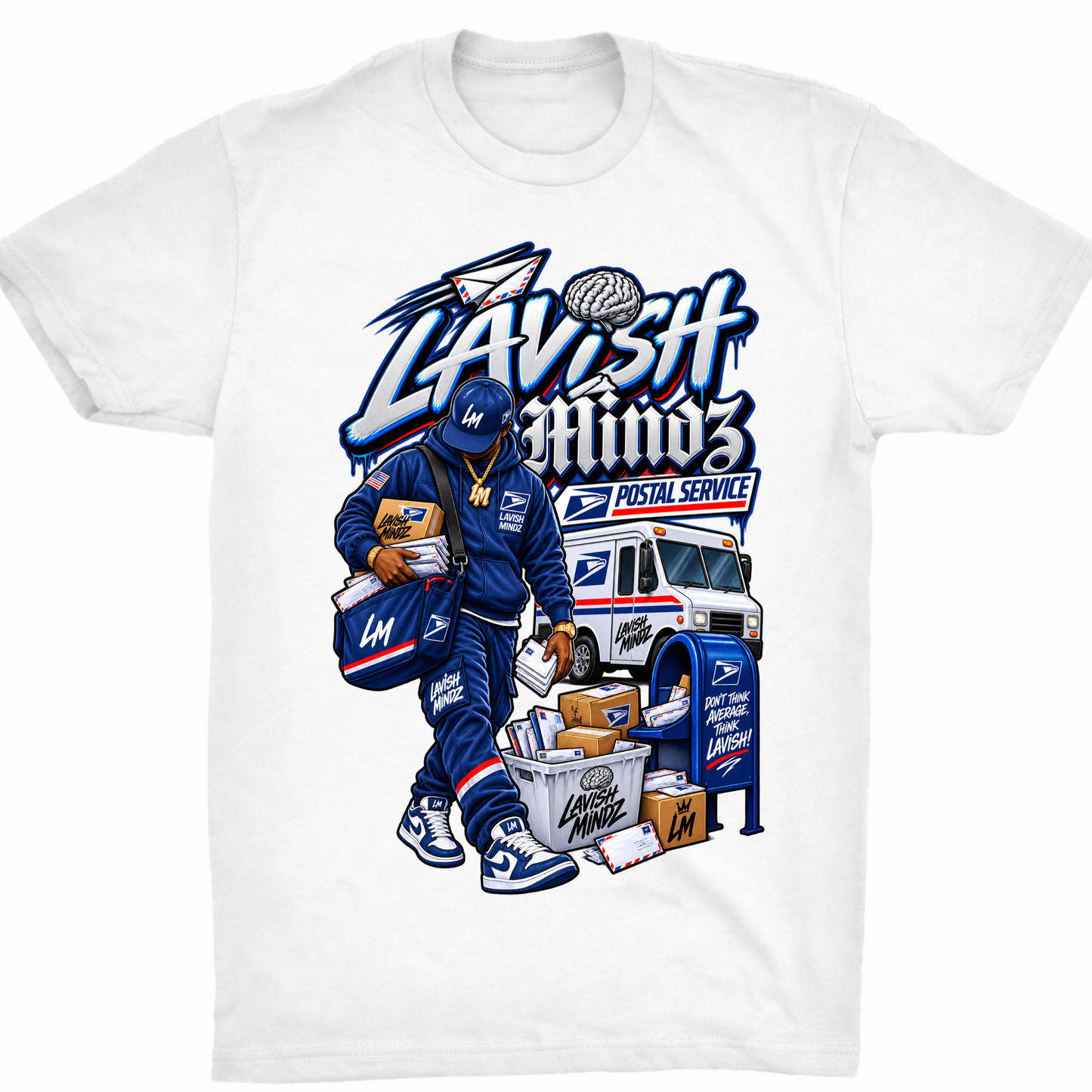 Lavish Mindz Postal Service Guy “White”