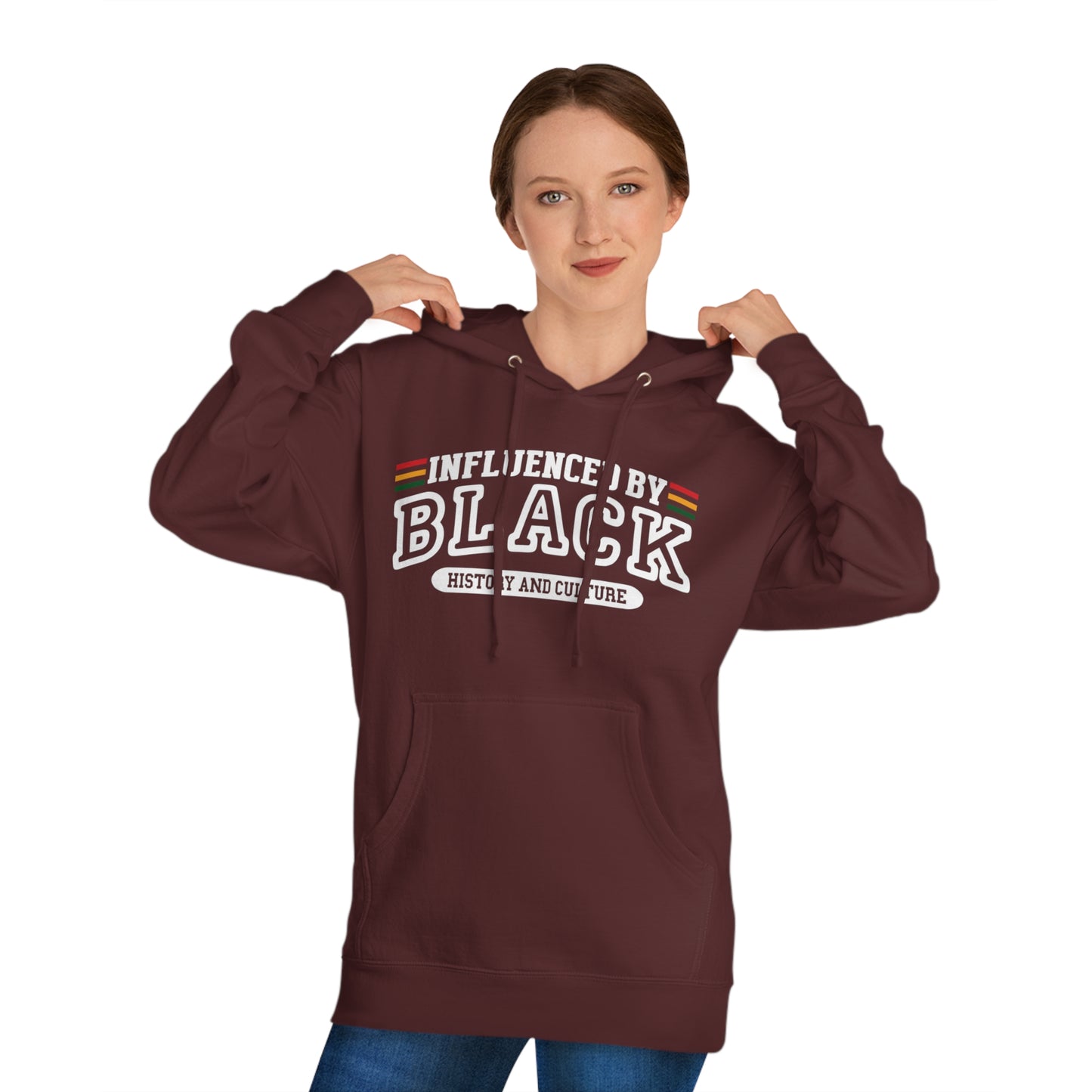 Influenced by Black History and Culture Hoodie "White"