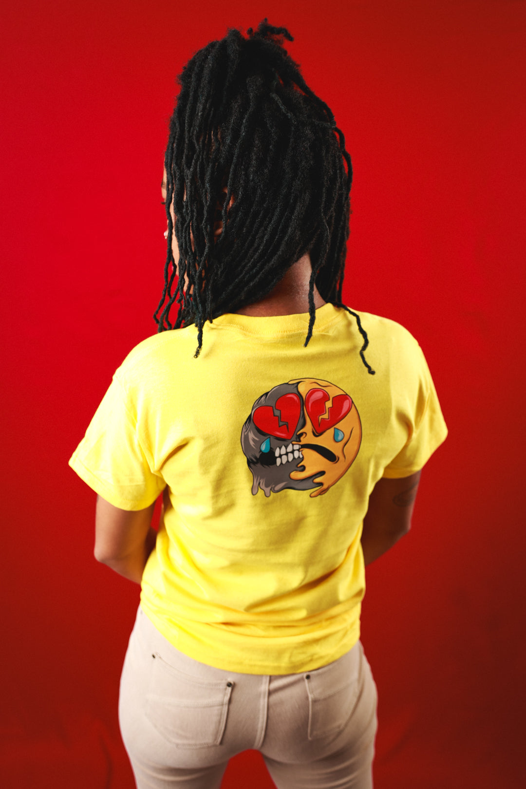 Attached Emoji Yellow Tee