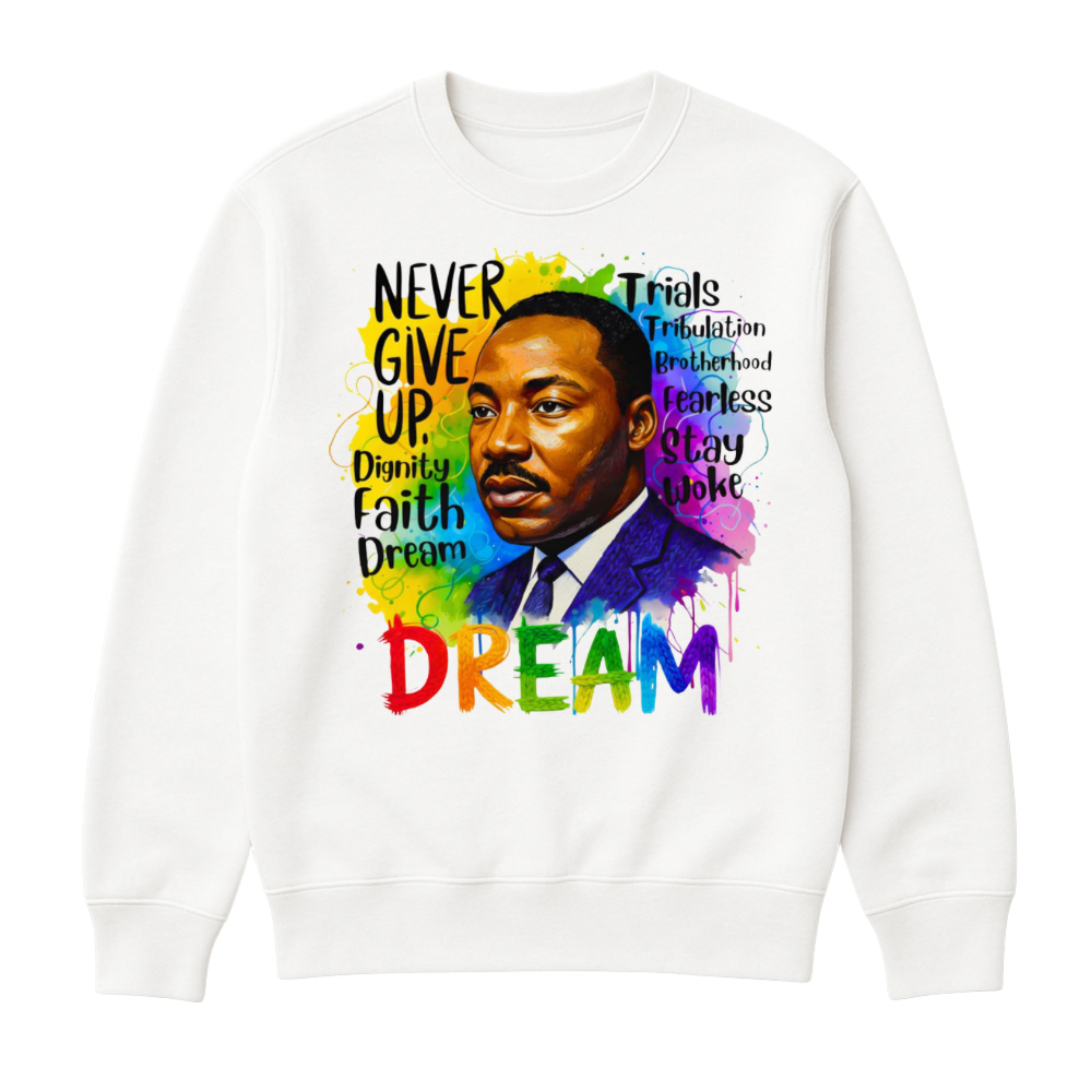 MLK Dream Sweatshirt “White”