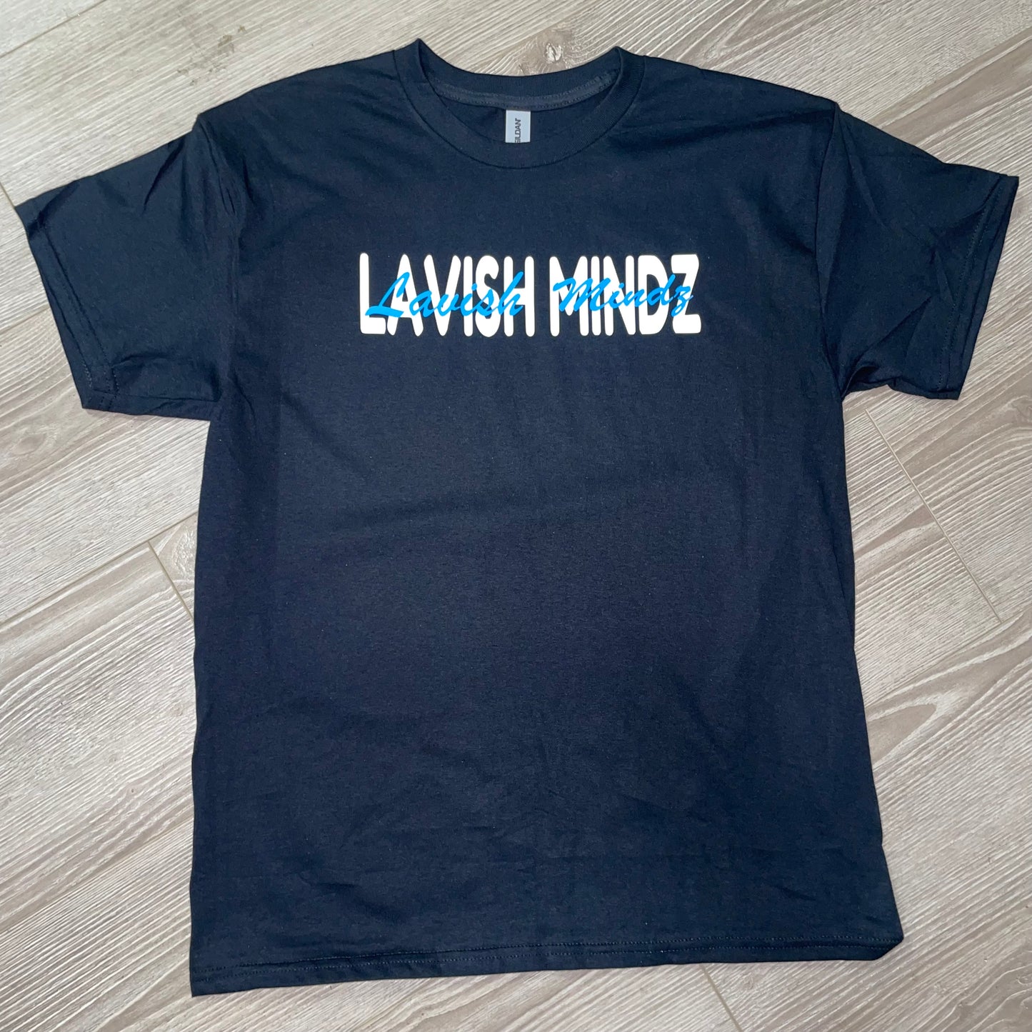 Fear Of Being Average “Black” (White/Light Blue)