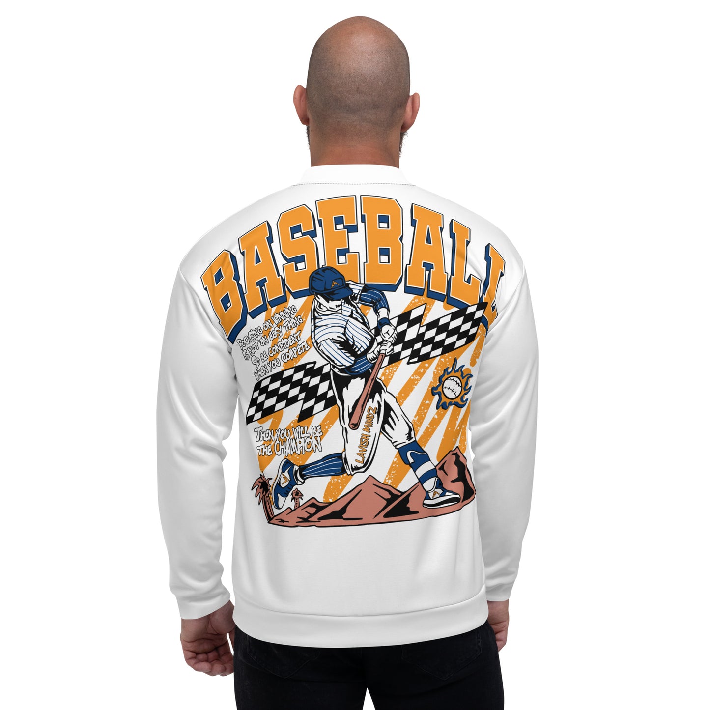 “ Home Run”Unisex Bomber Jacket