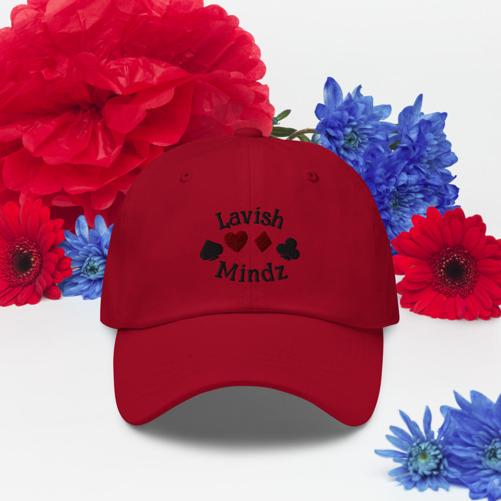 Lucky Lavish Dad hat (Black Words)