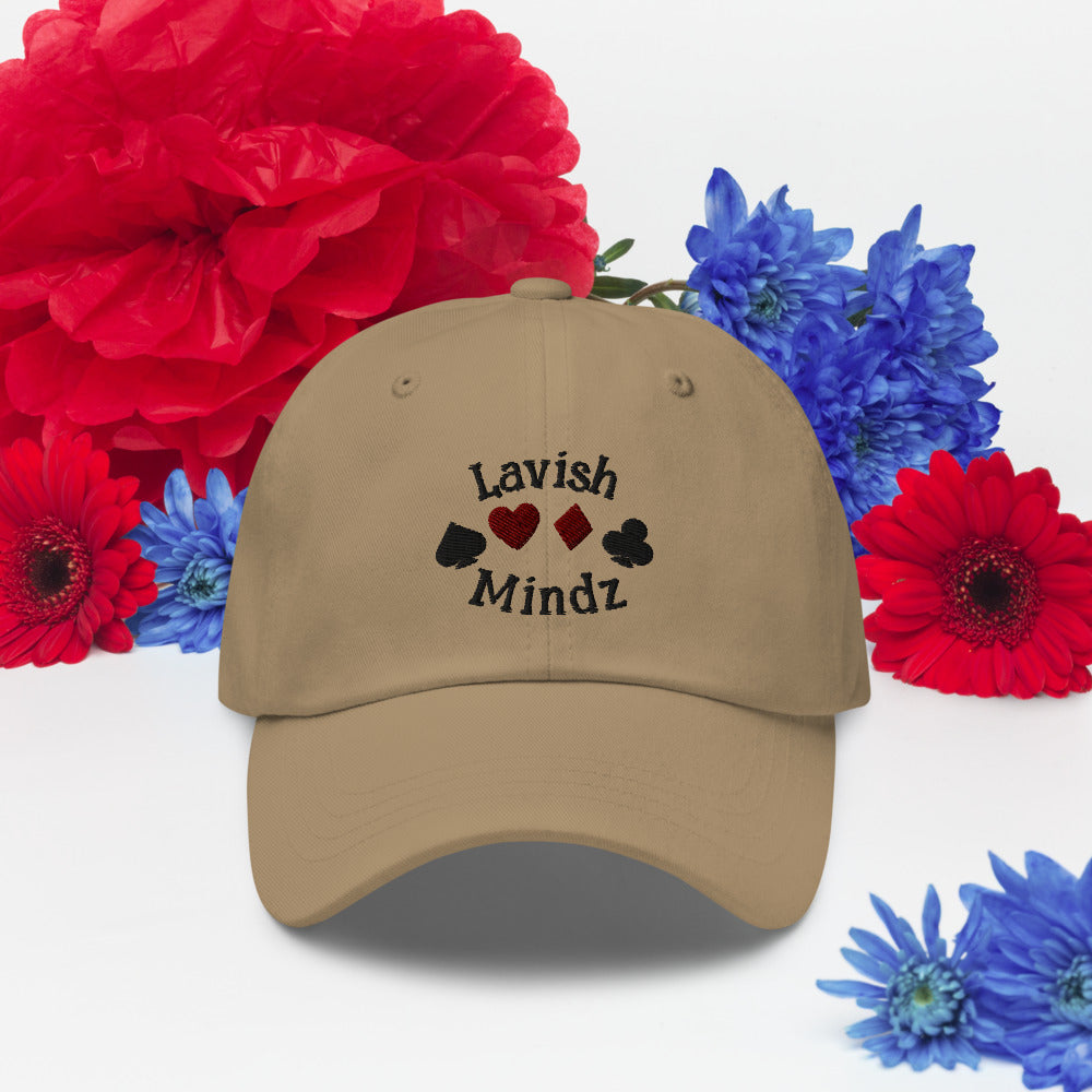 Lucky Lavish Dad hat (Black Words)