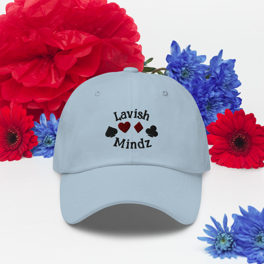 Lucky Lavish Dad hat (Black Words)