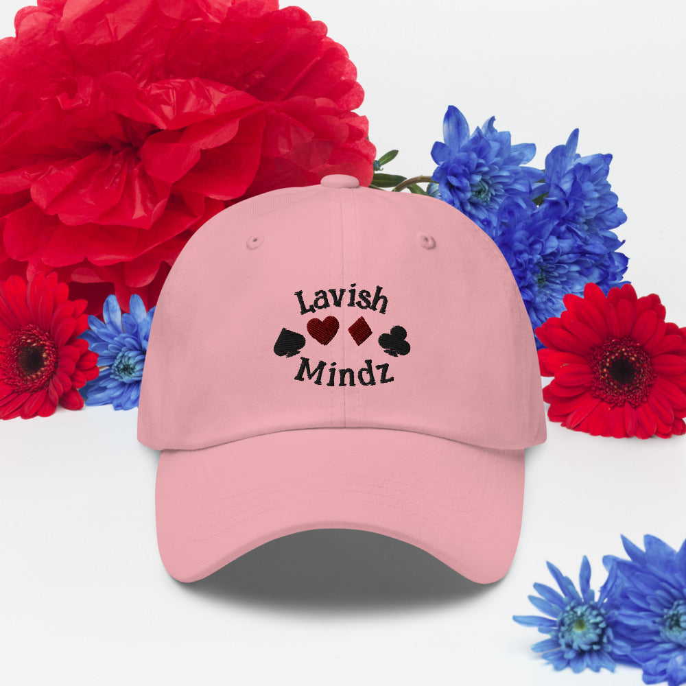 Lucky Lavish Dad hat (Black Words)