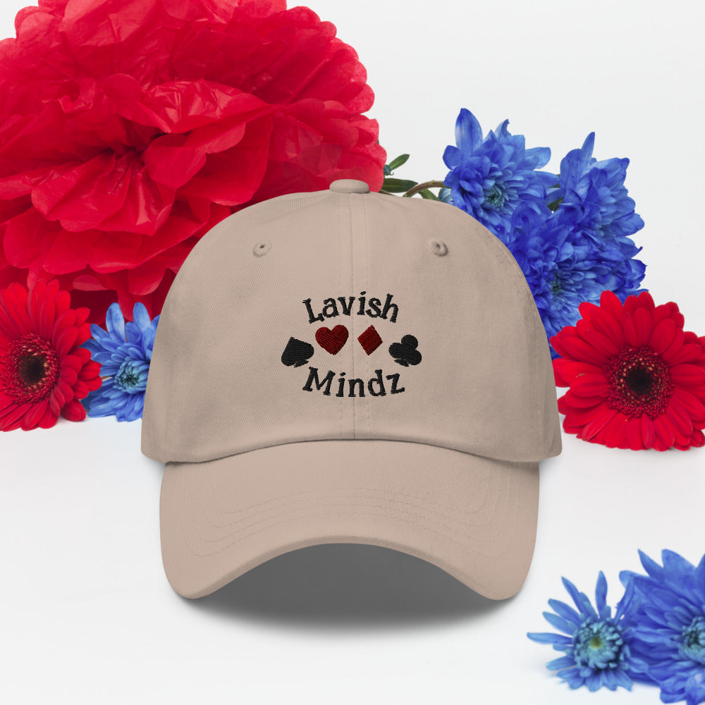 Lucky Lavish Dad hat (Black Words)
