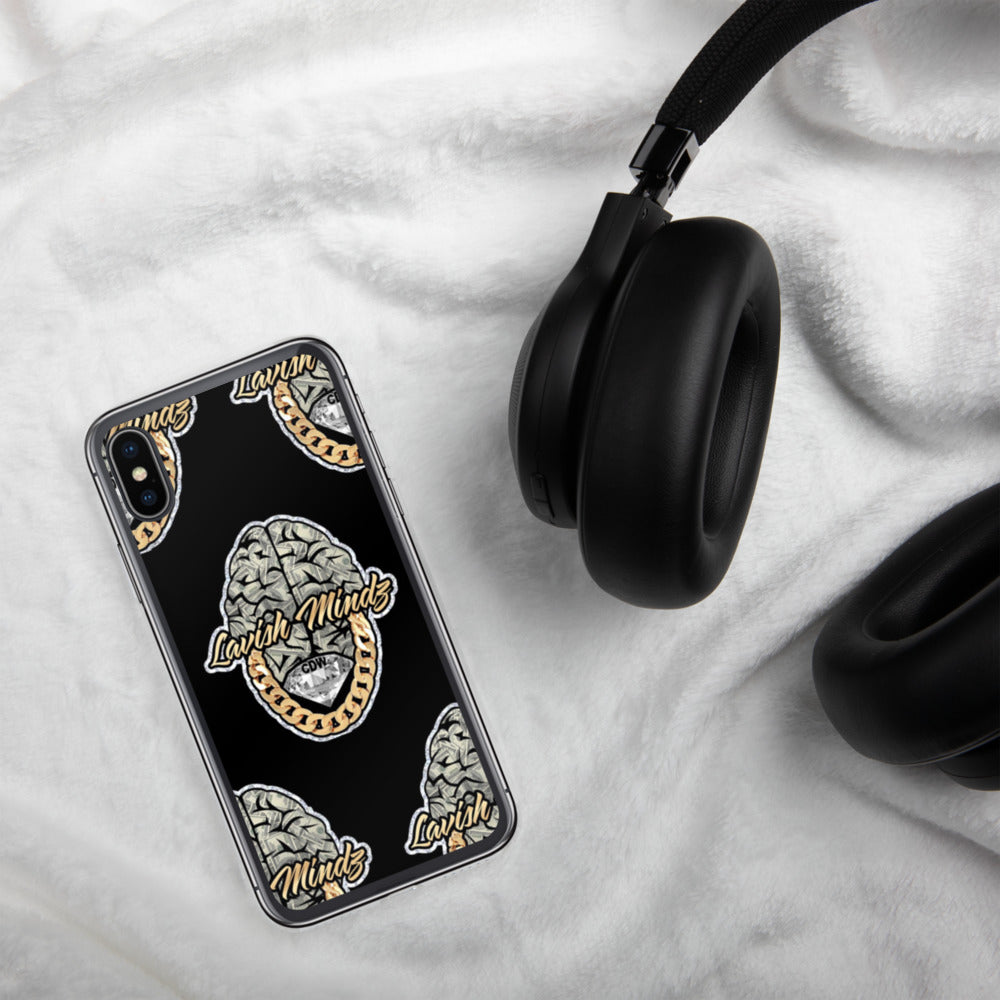 Lavish Brain Black iPhone Case