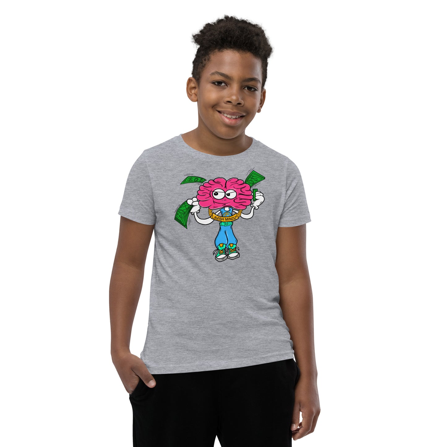 Brain Man Youth Short Sleeve T-Shirt