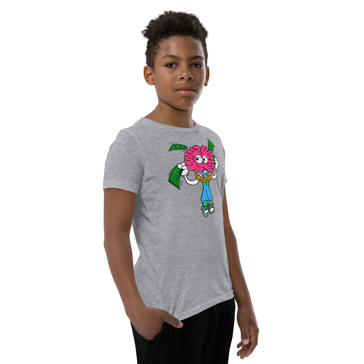 Brain Man Youth Short Sleeve T-Shirt