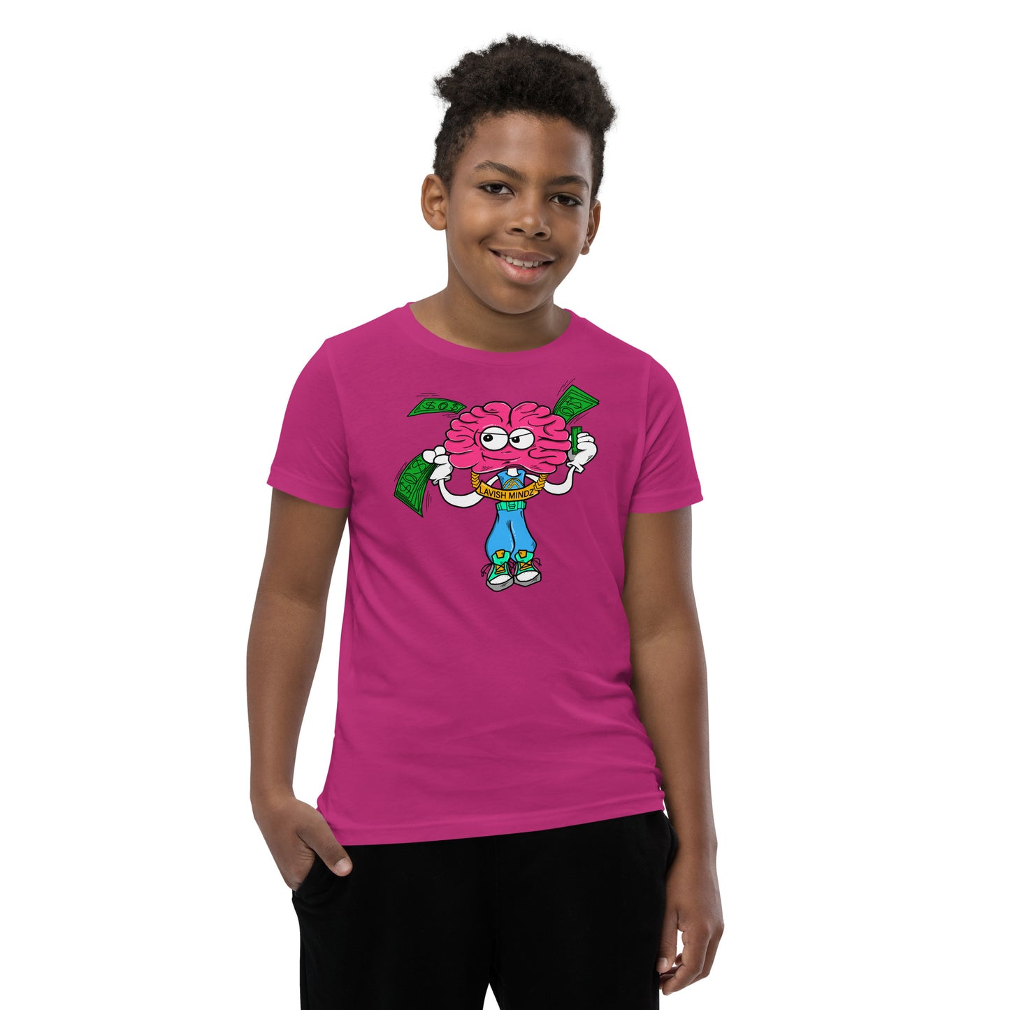 Brain Man Youth Short Sleeve T-Shirt