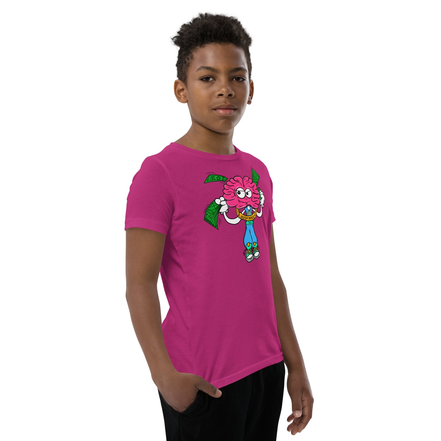 Brain Man Youth Short Sleeve T-Shirt
