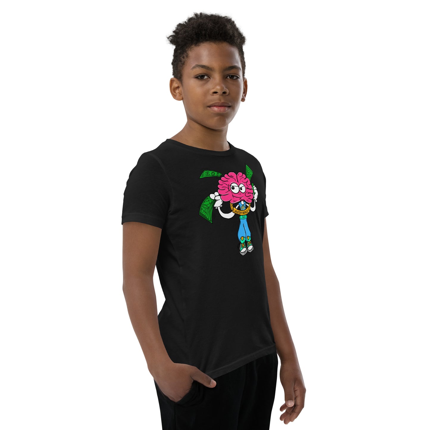 Brain Man Youth Short Sleeve T-Shirt
