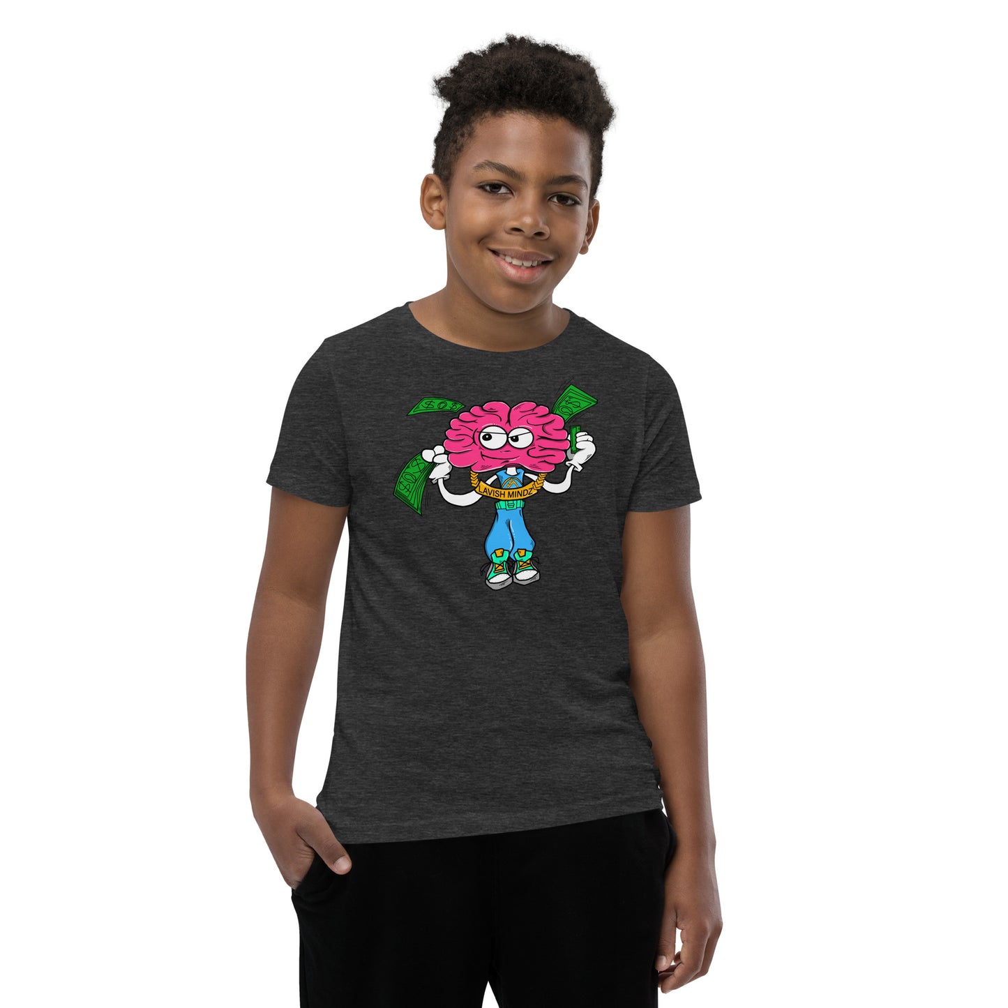 Brain Man Youth Short Sleeve T-Shirt