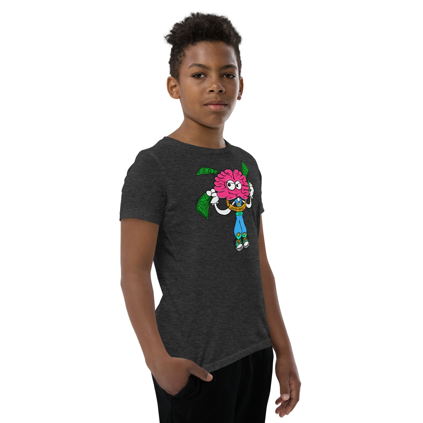 Brain Man Youth Short Sleeve T-Shirt