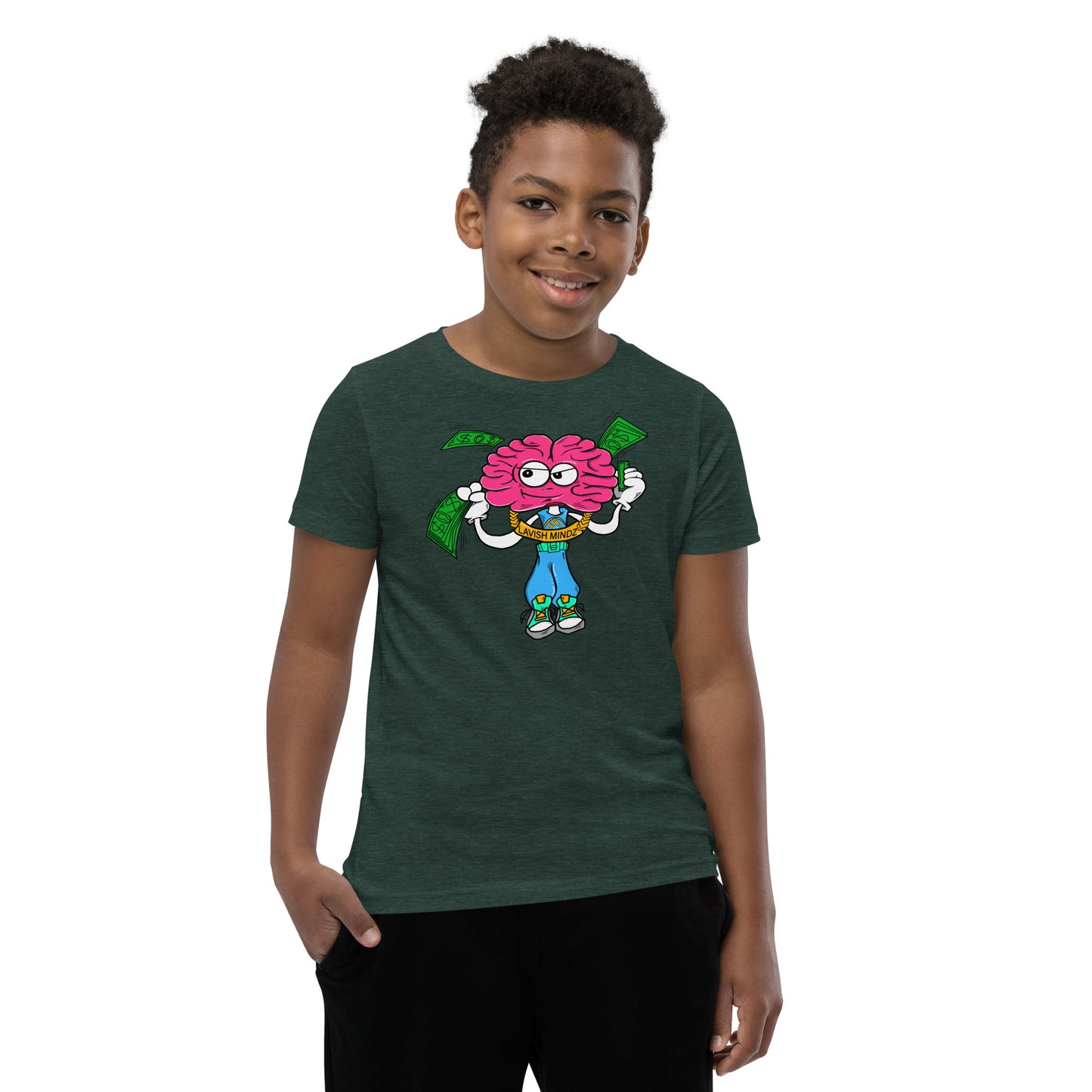 Brain Man Youth Short Sleeve T-Shirt