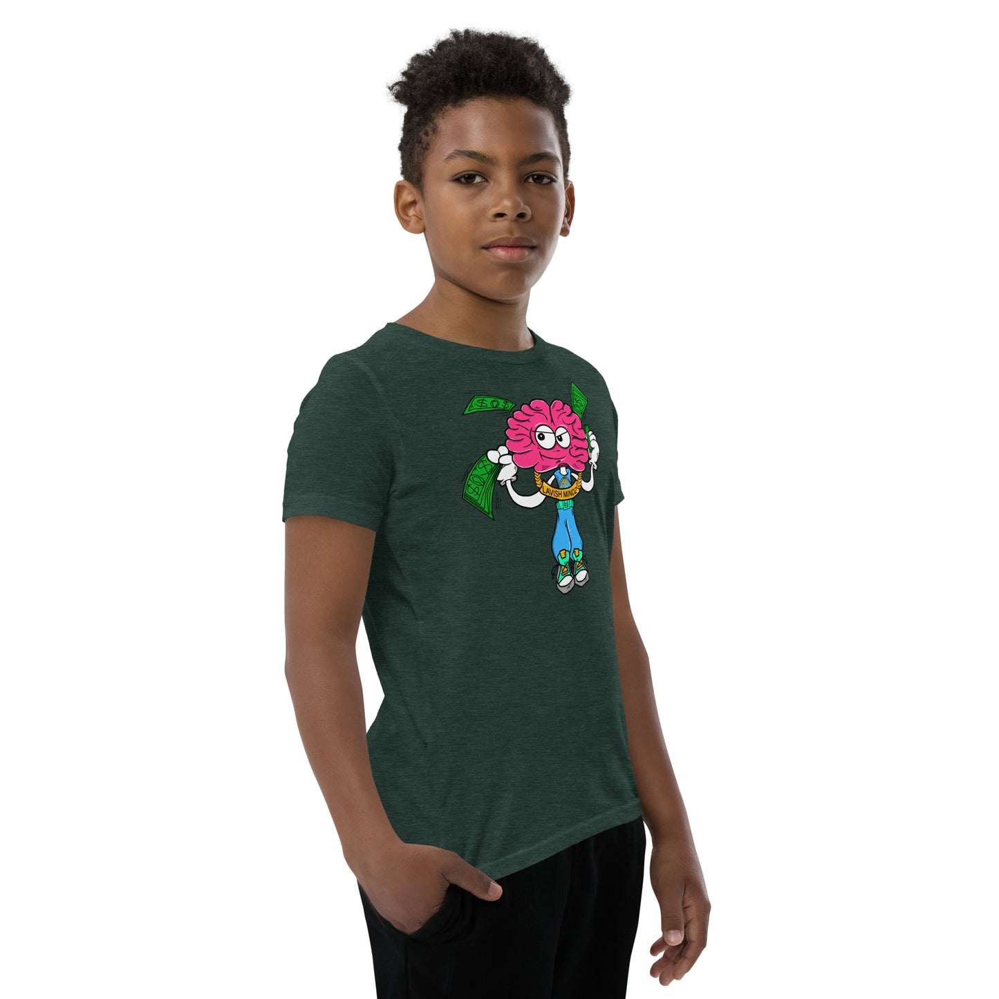 Brain Man Youth Short Sleeve T-Shirt
