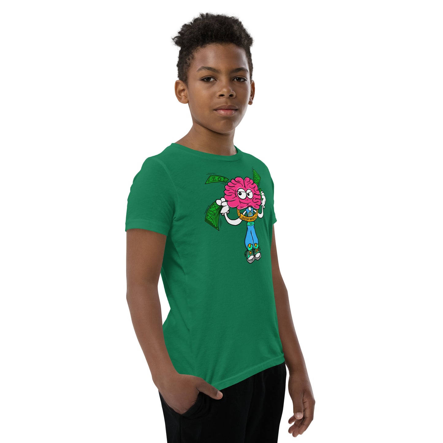 Brain Man Youth Short Sleeve T-Shirt