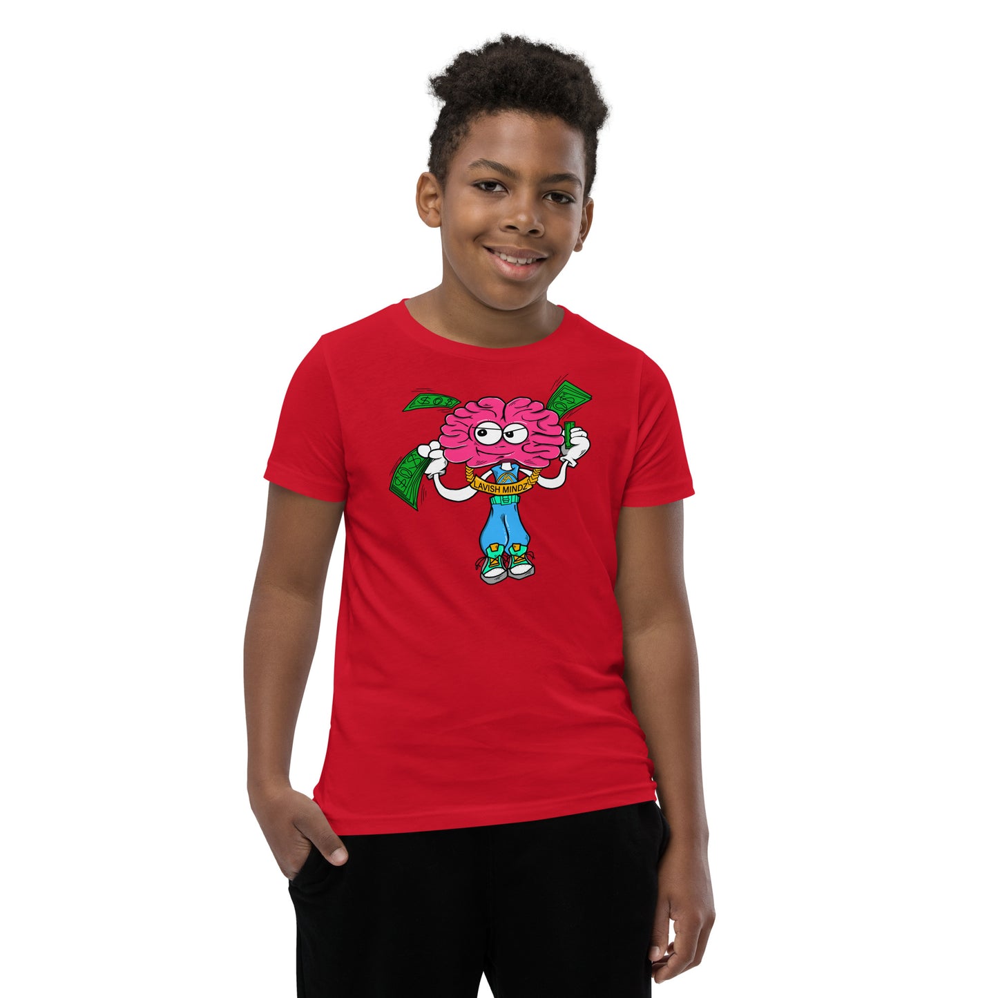 Brain Man Youth Short Sleeve T-Shirt