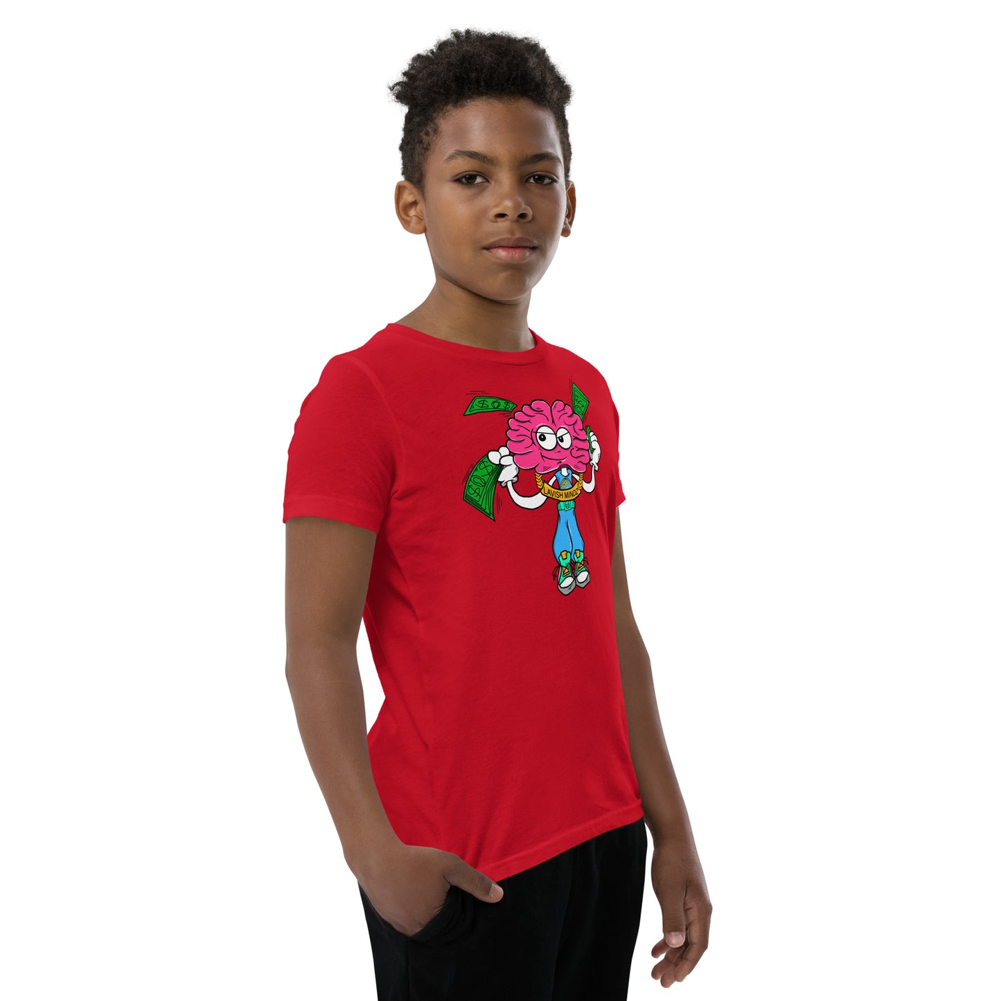 Brain Man Youth Short Sleeve T-Shirt