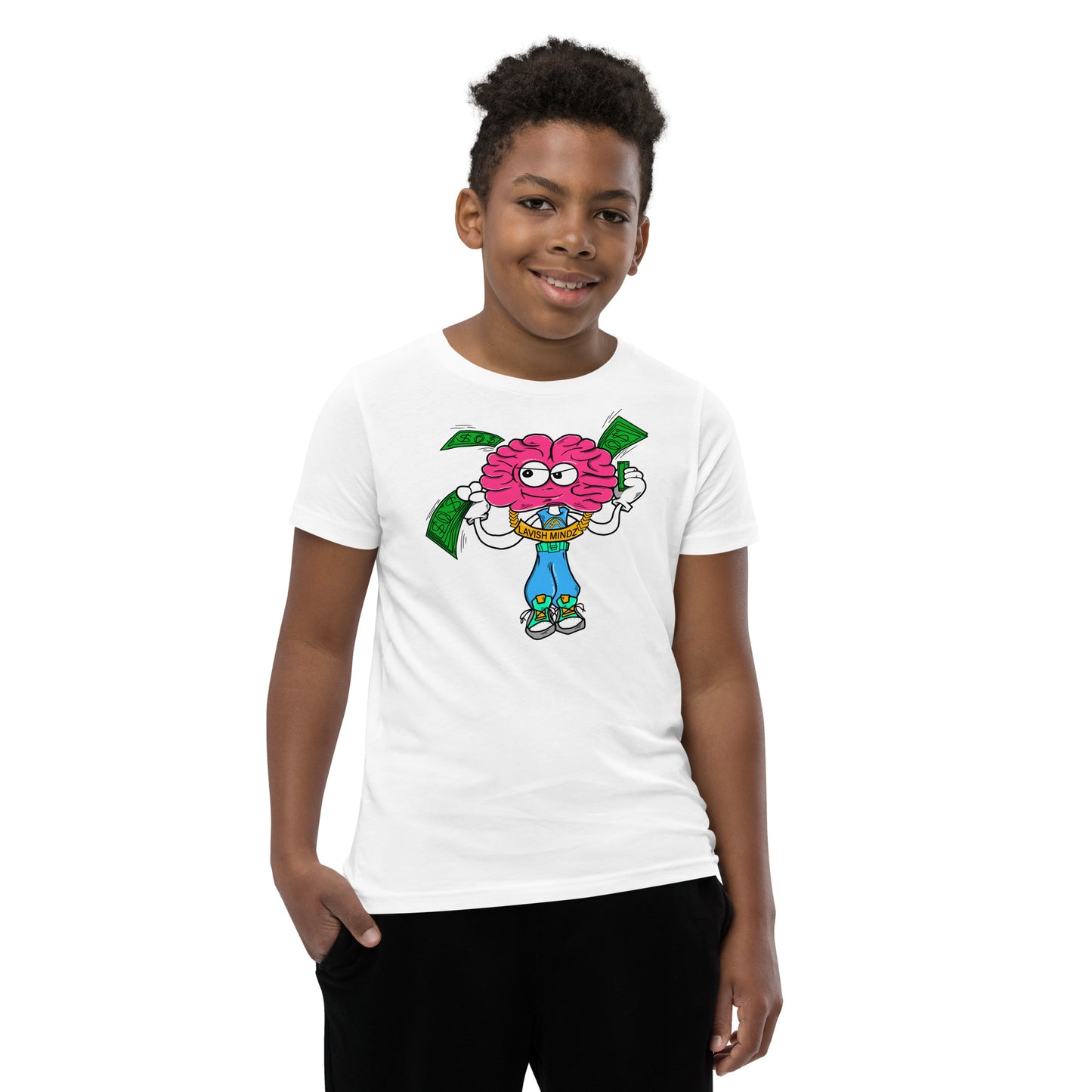 Brain Man Youth Short Sleeve T-Shirt