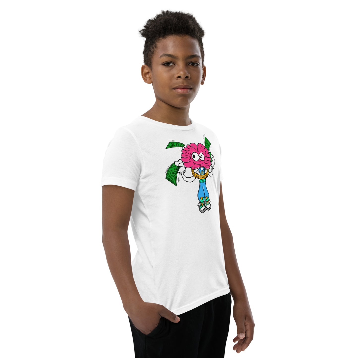 Brain Man Youth Short Sleeve T-Shirt