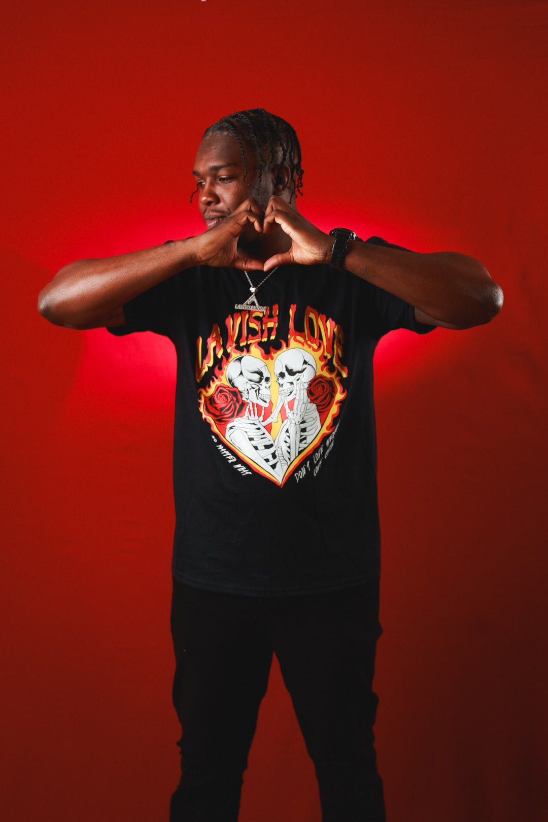 Lavish Love Black Tee