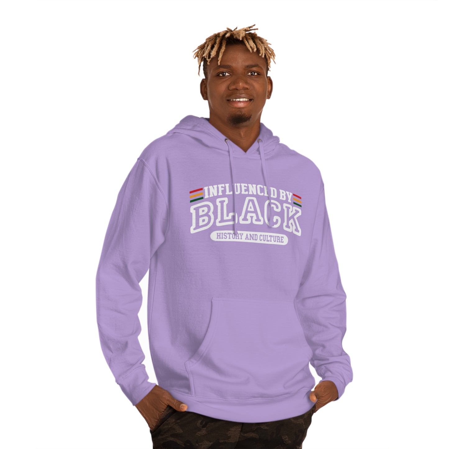Influenced by Black History and Culture Hoodie "White"