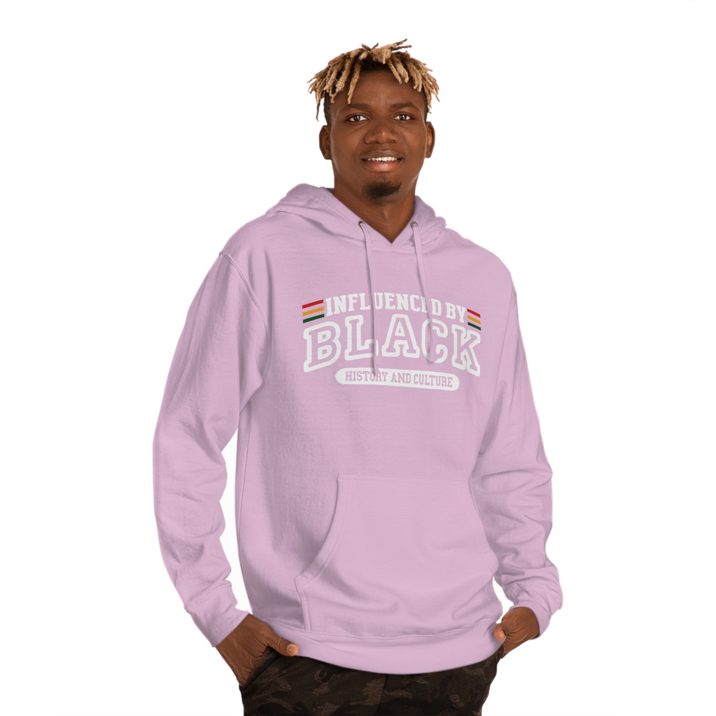 Influenced by Black History and Culture Hoodie "White"