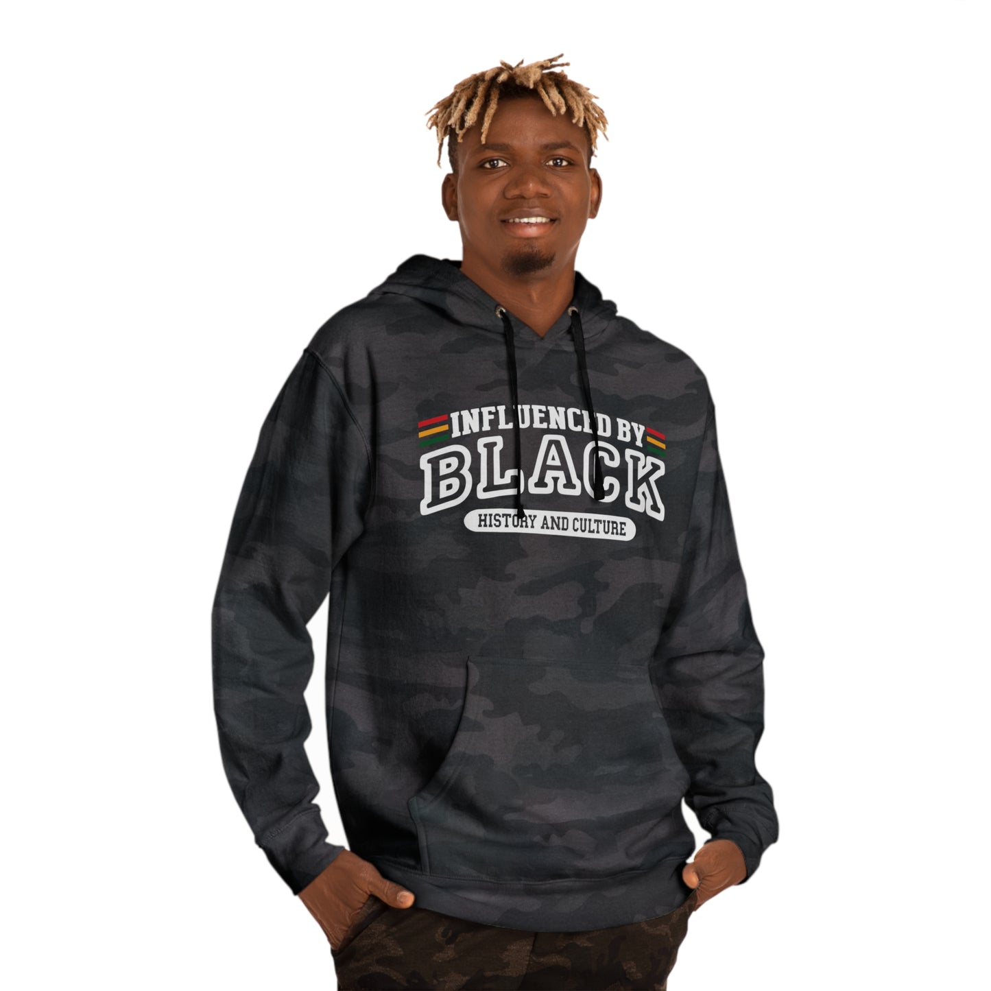 Influenced by Black History and Culture Hoodie "White"