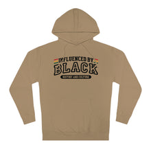 Load image into Gallery viewer, Influenced by Black History and Culture Hoodie &quot;Black&quot;