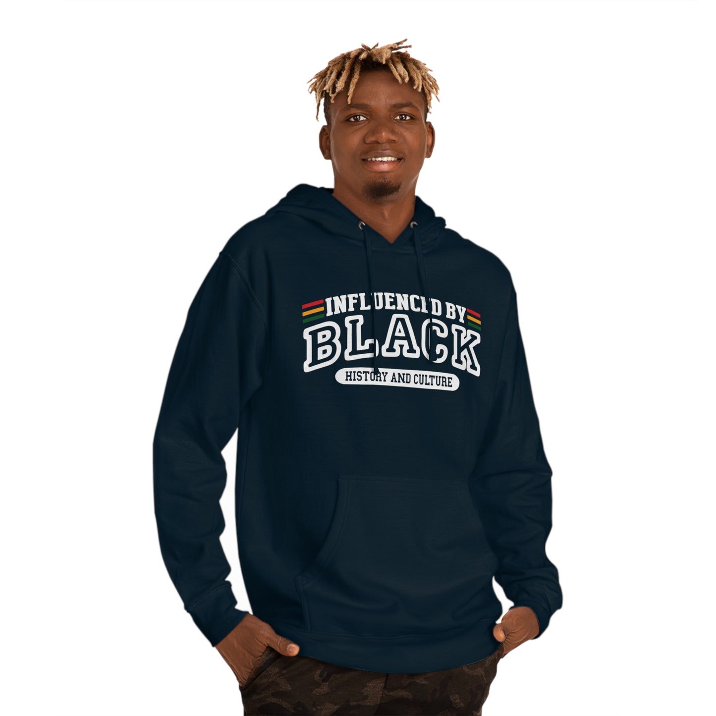 Influenced by Black History and Culture Hoodie "White"