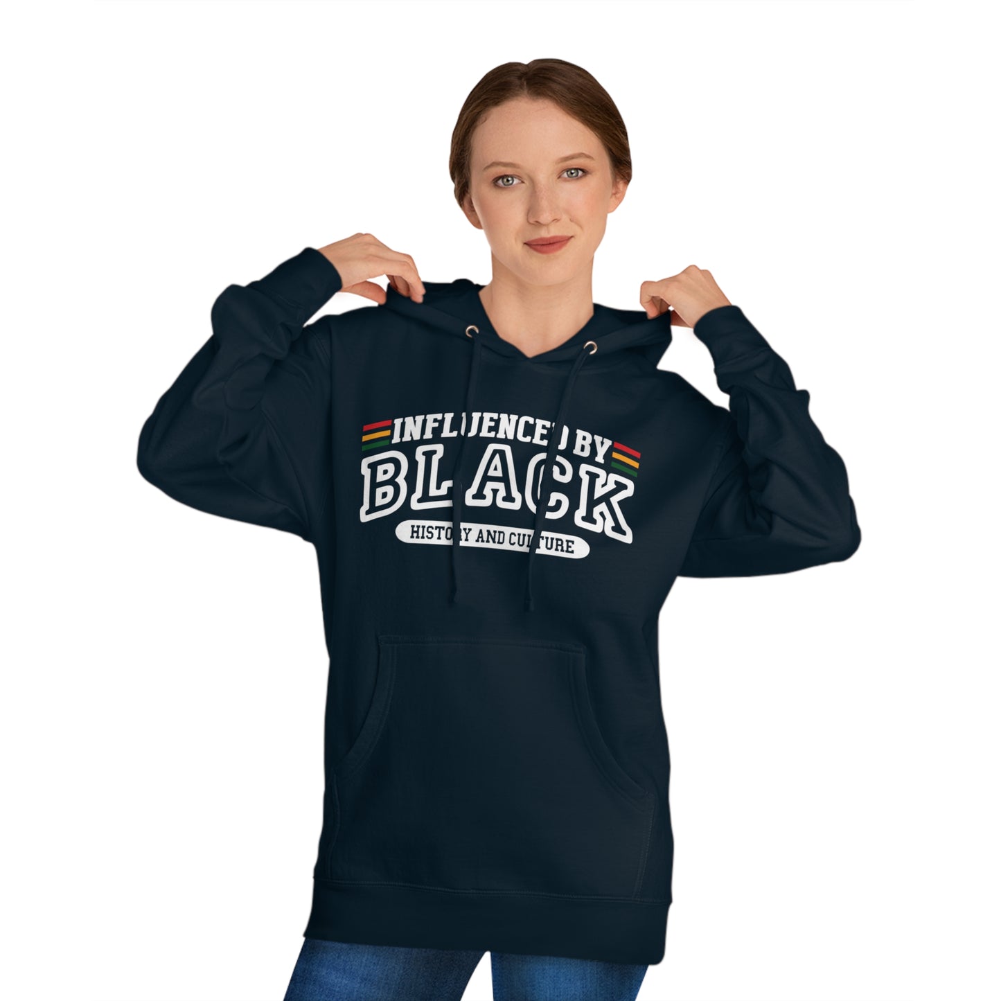Influenced by Black History and Culture Hoodie "White"