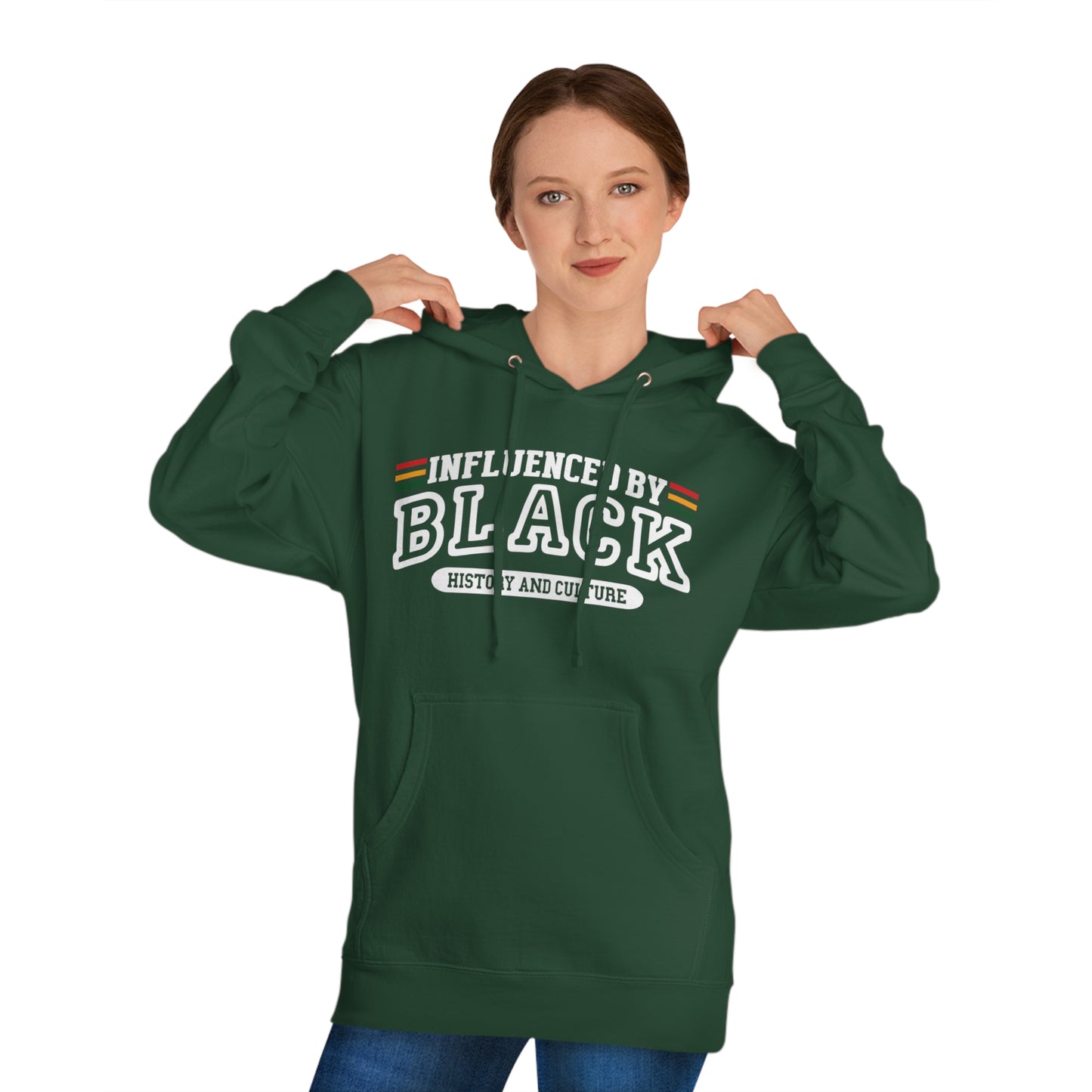 Influenced by Black History and Culture Hoodie "White"