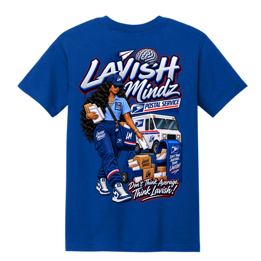 Lavish Mindz Postal Service Lady “Royal Blue”