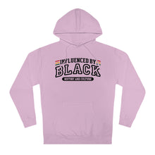 Load image into Gallery viewer, Influenced by Black History and Culture Hoodie &quot;Black&quot;