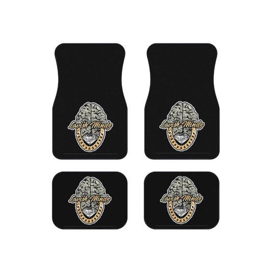 Lavish Brain Car Mats (Set of 4)