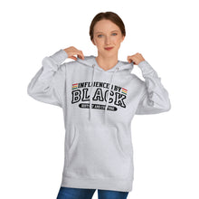 Load image into Gallery viewer, Influenced by Black History and Culture Hoodie &quot;Black&quot;