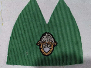 Lavish Brain Corduroy Cap “Green w/white rope”