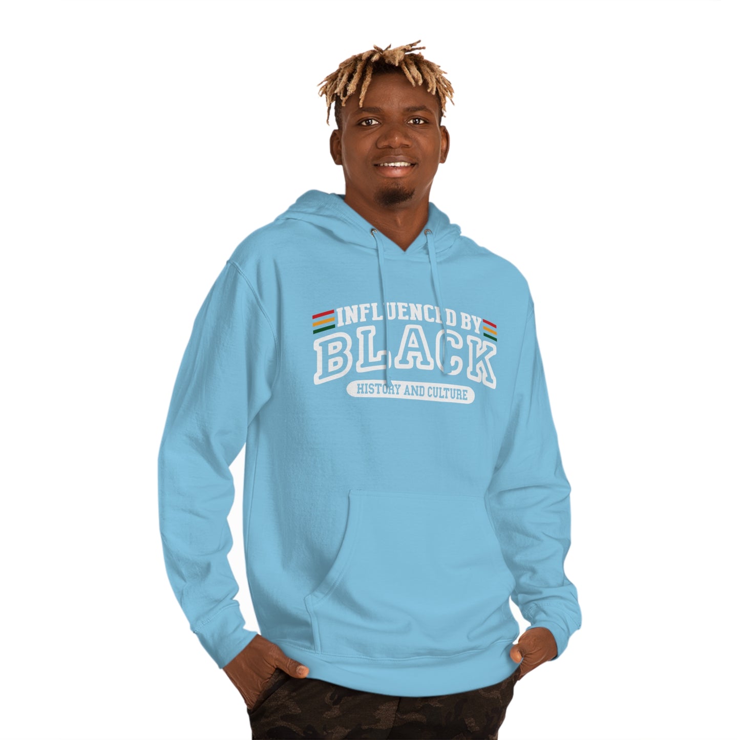 Influenced by Black History and Culture Hoodie "White"