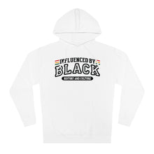 Load image into Gallery viewer, Influenced by Black History and Culture Hoodie &quot;Black&quot;