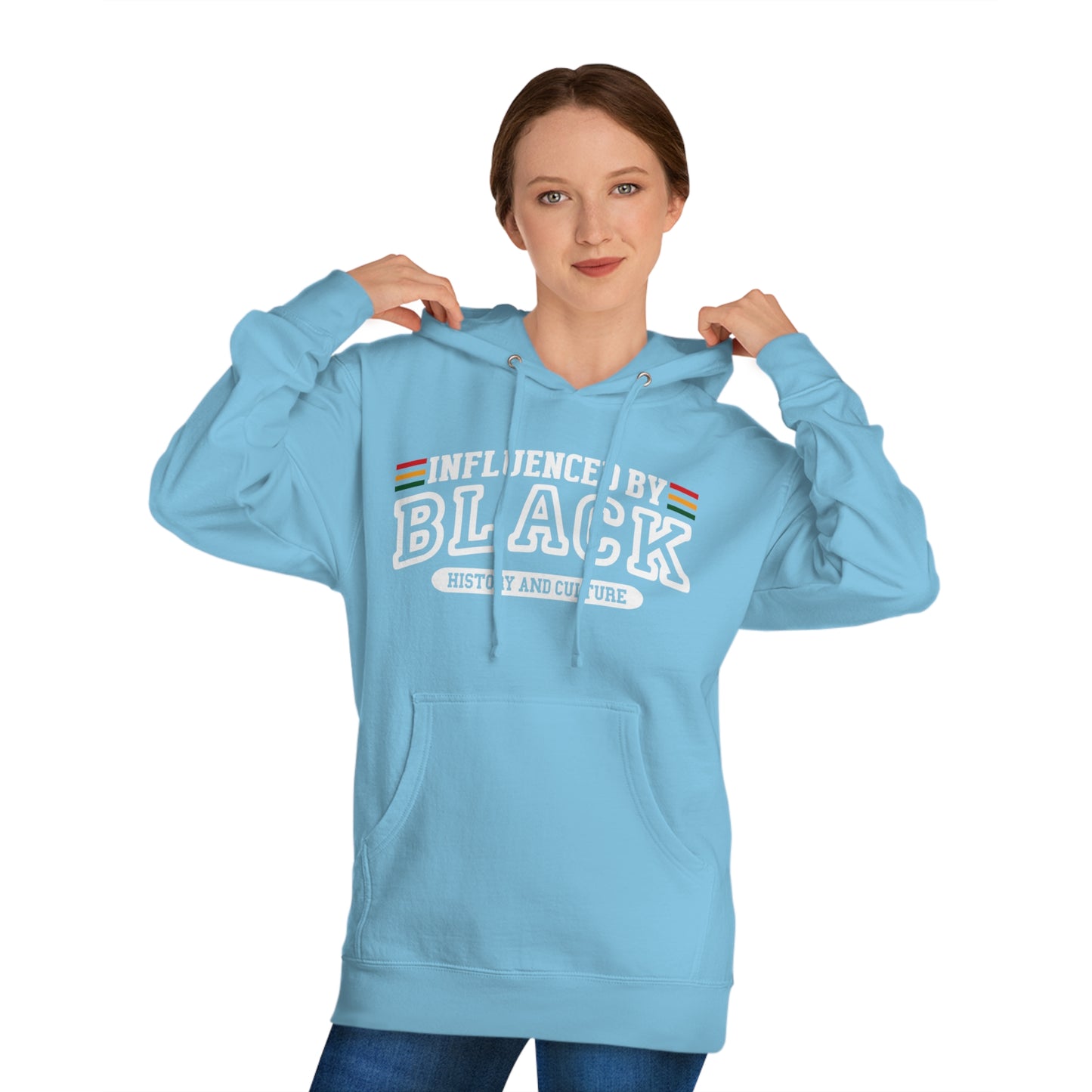 Influenced by Black History and Culture Hoodie "White"